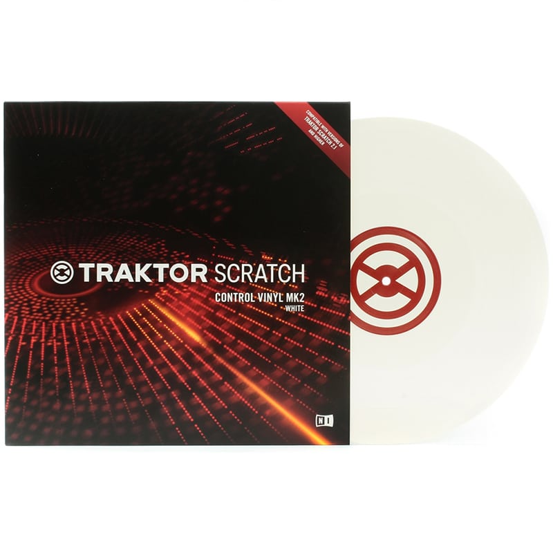 TRAKTOR SCRATCH VINYL MK2 - WHITE - Loopstore