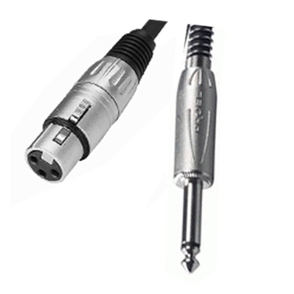 Cavo Audio Proel Jack 6.3mm To XLR Maschio 10m - Nero Per Collegamenti Professionali - Foto 3