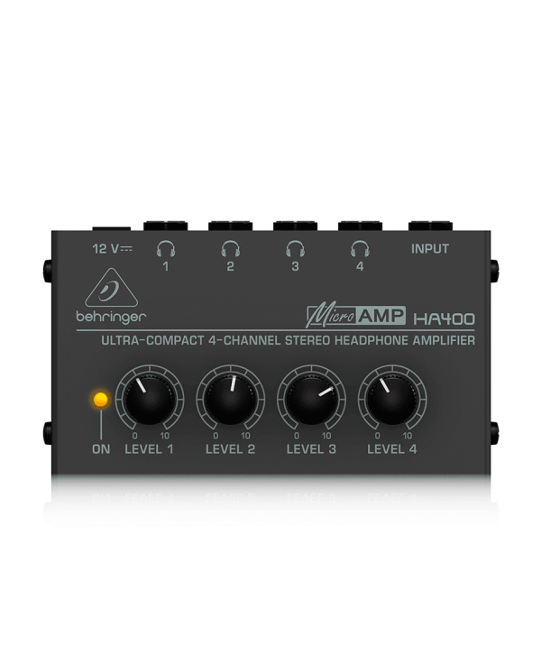 BEHRINGER HA400 Amplificador De Audífonos 4 Salidas - Image 2