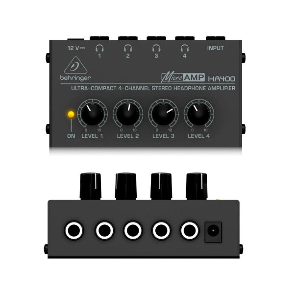 BEHRINGER HA400 Amplificador De Audífonos 4 Salidas