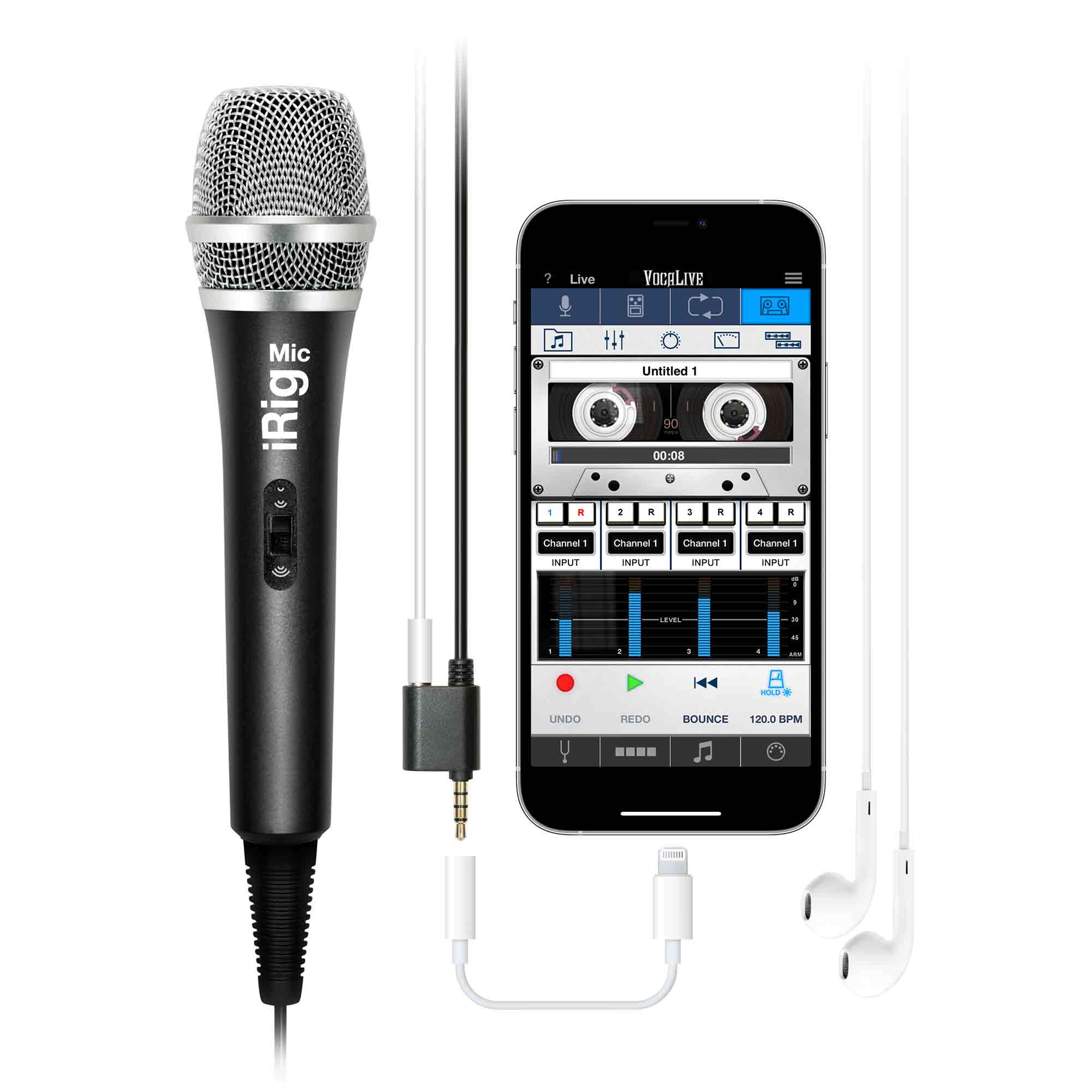 IRIG MIC Micrófono Para iPhone, iPod, iPad, Android - Loopstore