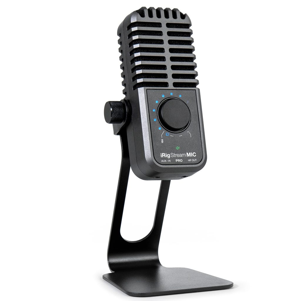 Loop Audio Microphone IK MULTIMEDIA IRIG STREAM MIC PRO Micrófono multipatrón compacto e ...