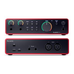 FOCUSRITE SCARLETT 2i2 Interfaz de audio USB-C 4ta Generacion