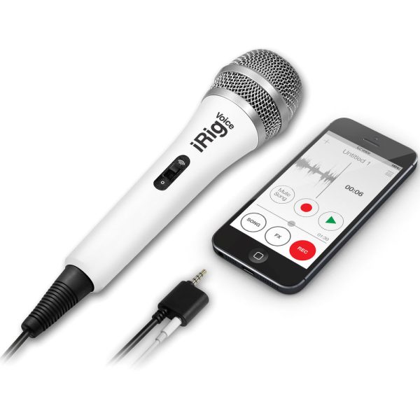 IK MULTIMEDIA IRIG MIC VOICE - WHITE