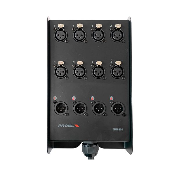 PROEL EBN804LU10 MEDUSA 10 MTS 8 CANALES XLR 4 SALIDAS XLR MACHOS - Image 3