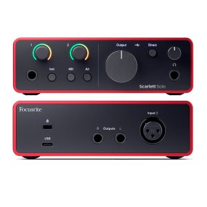 FOCUSRITE SCARLETT SOLO Interfaz De Audio Usb-c 4ª Gen USB