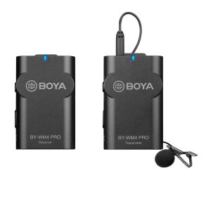BOYA BY-WM4 PRO Sistema de Micrófono Inalámbrico Omni Lavalier
