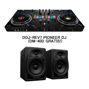 PIONEER DDJ-REV7 Controlador DJ profesional de 2 canales de estilo scratch para múltiples aplicaciones de DJ