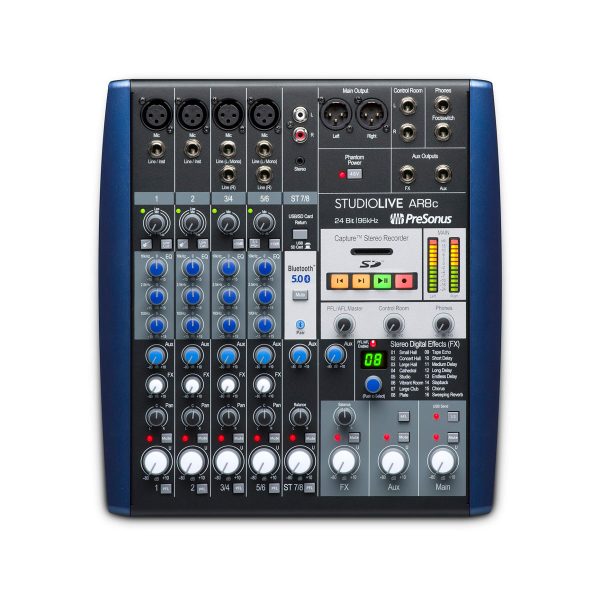 PRESONUS STUDIOLIVE AR8C Interfaz – Mezclador Analógico 8 Canales USB-C