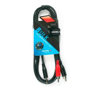 PROEL BULK 540LU18 - 2 RCA MACHOS A PLUG ST 3.5MM (1.8 metros)