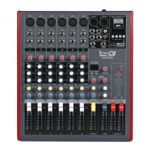 PRO DJ CH6 USB CONSOLA DE 6 CANALES / MEZCLADOR ANÁLOGO