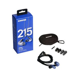 SHURE SE-215 SPE PL Audifono Profesional In-ear Azul Transparente