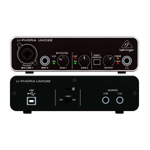 BEHRINGER U-PHORIA UMC22 Interfaz De Audio Usb 2x2