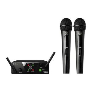 AKG WMS40MINI Dual mix set de micrófono inalambrico vocal e instrumental