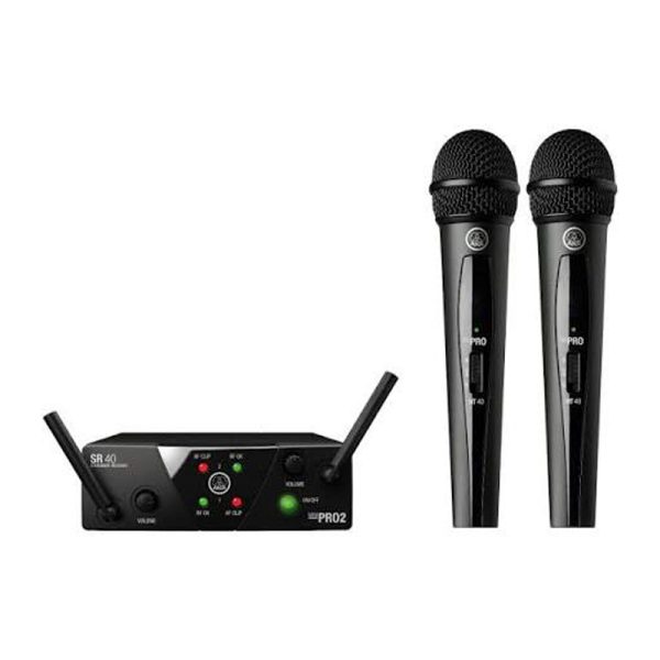 AKG WMS40MINI Dual mix set de micrófono inalambrico vocal e instrumental