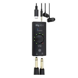 IK Multimedia iRig HD X - Interfaz de audio para guitarra