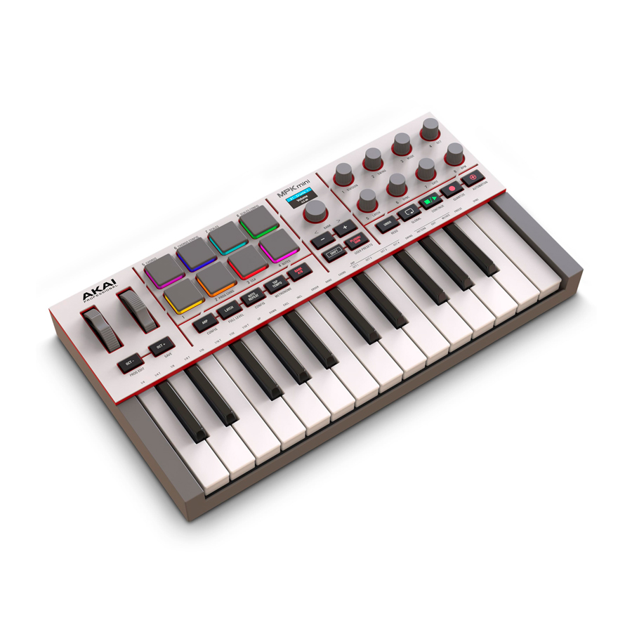 CONTROLADOR MIDI AKAI MPKMINI MK IV WHITE - Image 3