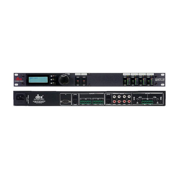 DBX 640 PROCESADOR DIGITAL DE ZONAS DE 6X4 (2MIC/LINE)