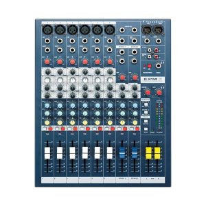 SOUNDCRAFT EPM6 MEZCLADOR ANALOGO 6 CANALES 10 IN Y 2 AUX