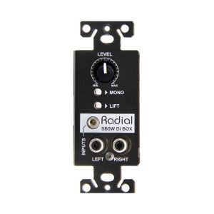 CAJA DIRECTA RADIAL PASIVA MONTAJE EN MURO
SB-5W WALL DI