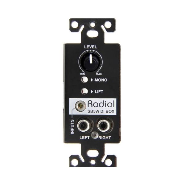 CAJA DIRECTA RADIAL PASIVA MONTAJE EN MURO
SB-5W WALL DI