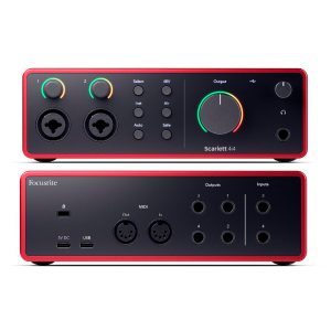 FOCUSRITE SCARLETT 4i4 Interfaz de Audio USB-C 4ta Generacion