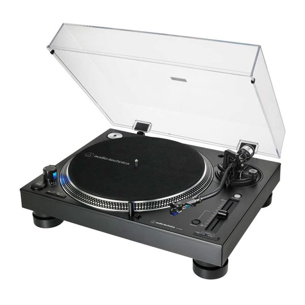 AUDIO-TECHNICA AT-LP140XP Giradiscos Profesional de Tracción Directa sin Preamplficador Phono