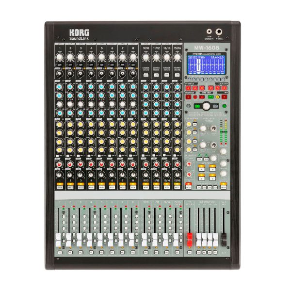 KORG MW-1608 MEZCLADOR HÍBRIDO DE SONIDO EN VIVO