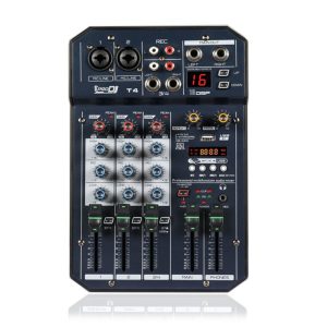PRO DJ T4 Mezclador Análogo 4 Canales / Mixer