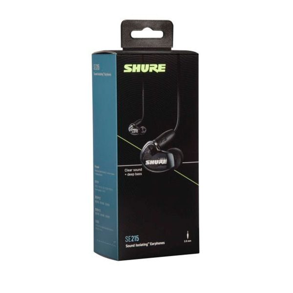 SHURE SE-215 Black Audifonos In-ear Profesionales