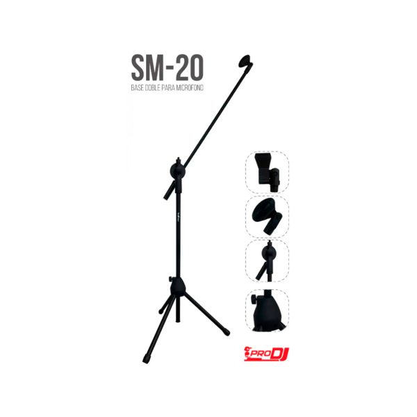 PRO DJ SM-20 BASE PARA MICRÓFONO