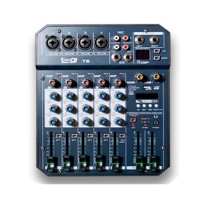PRO Dj T6 Mezclador Análogo 6 Canales / Mixer